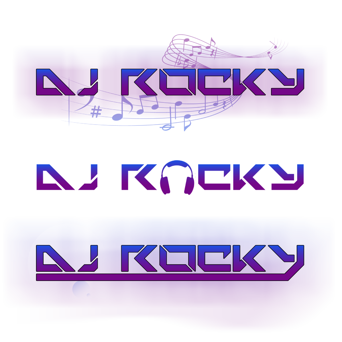 Dj Rockey Logo Concepts