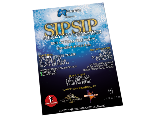 Sip Sip Dec A3 Poster
