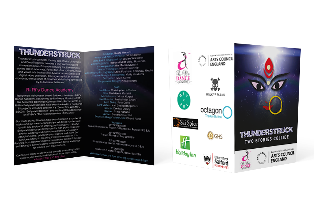Thunderstruck Folded Programme