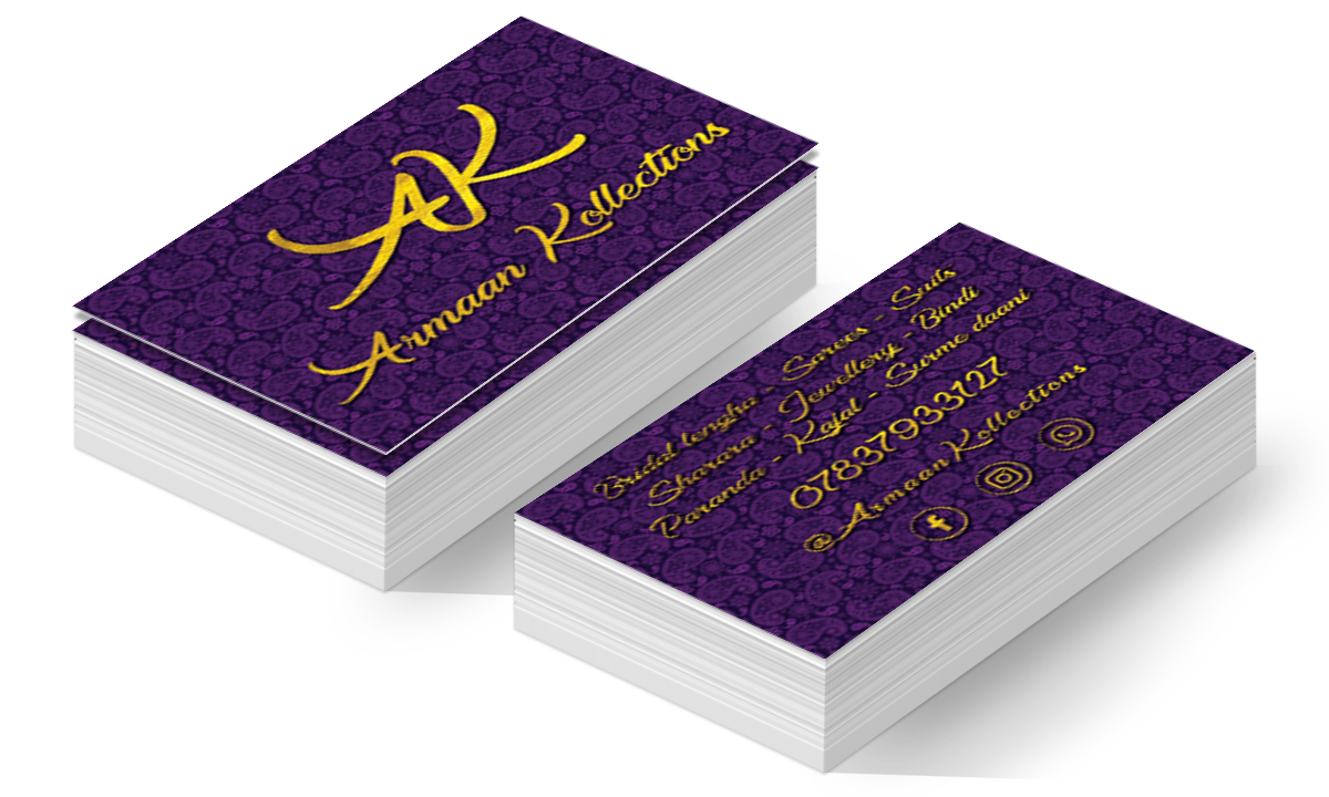 Armaan Mock up Business Cards